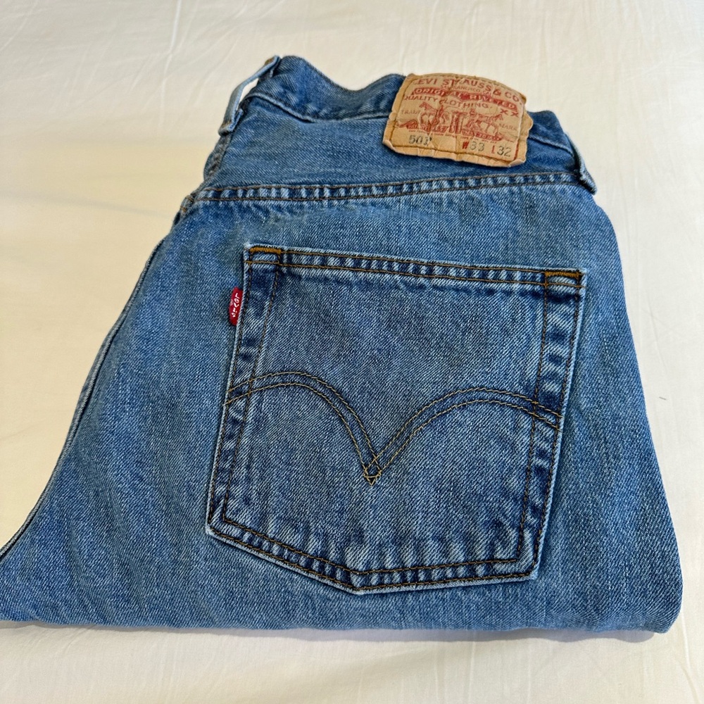 RARE Vintage Levi’s 501 XX straight leg Jeans 1990s Men W33 L32 made in Colombia